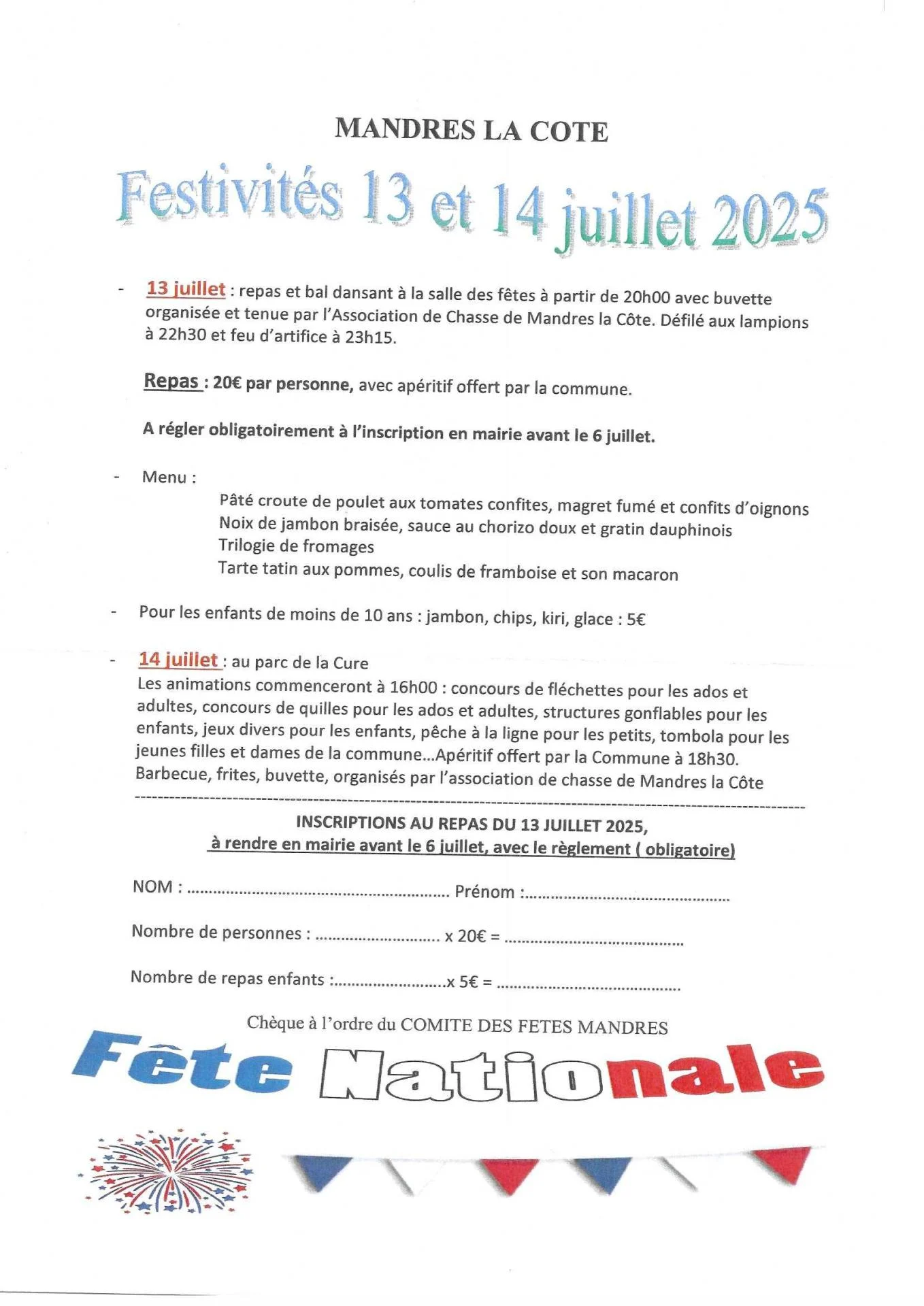 13 14 juillet 2025