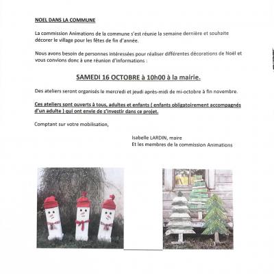 Ateliers de noel