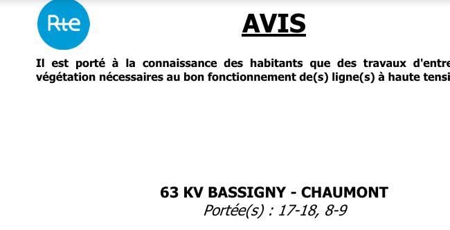 Avis d elagage