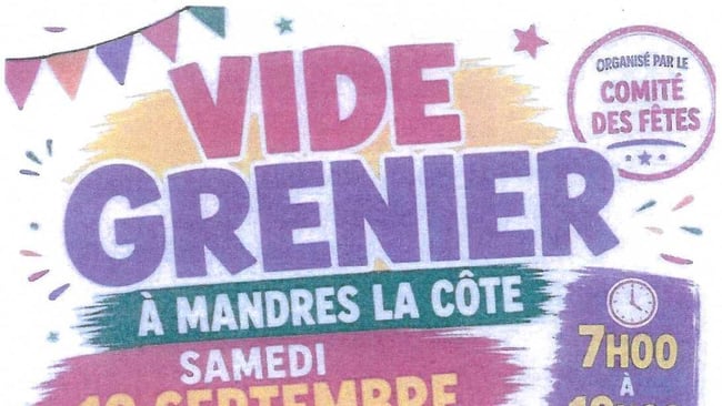 Vide grenier 2027